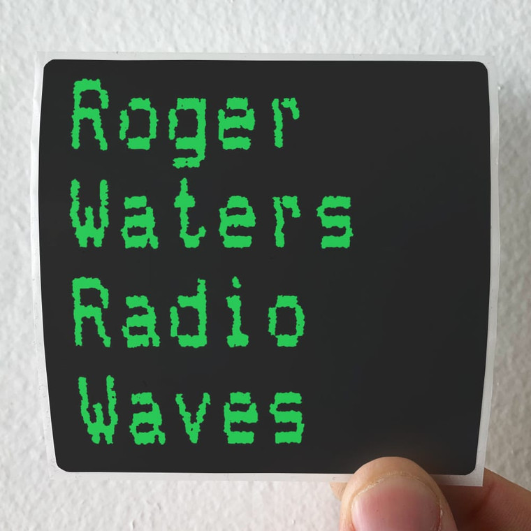 Roger Waters Radio Waves Album Cover Sticker