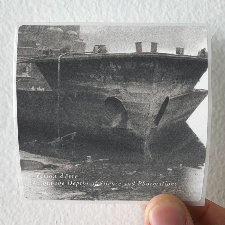 raison detre Within The Depths Of Silence And Phormations Album Cover Sticker