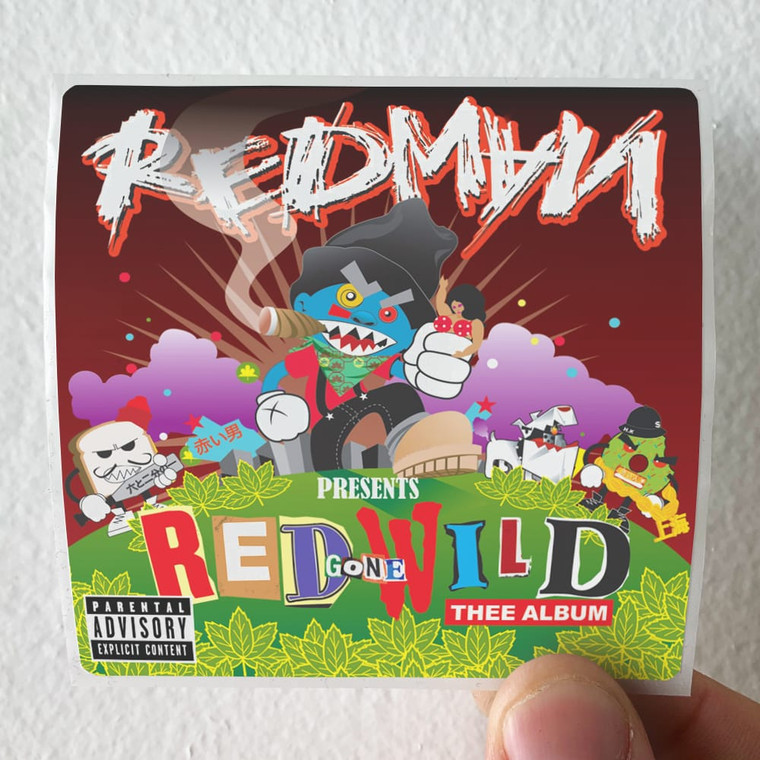 Redman Red Gone Wild Thee Album Album Cover Sticker