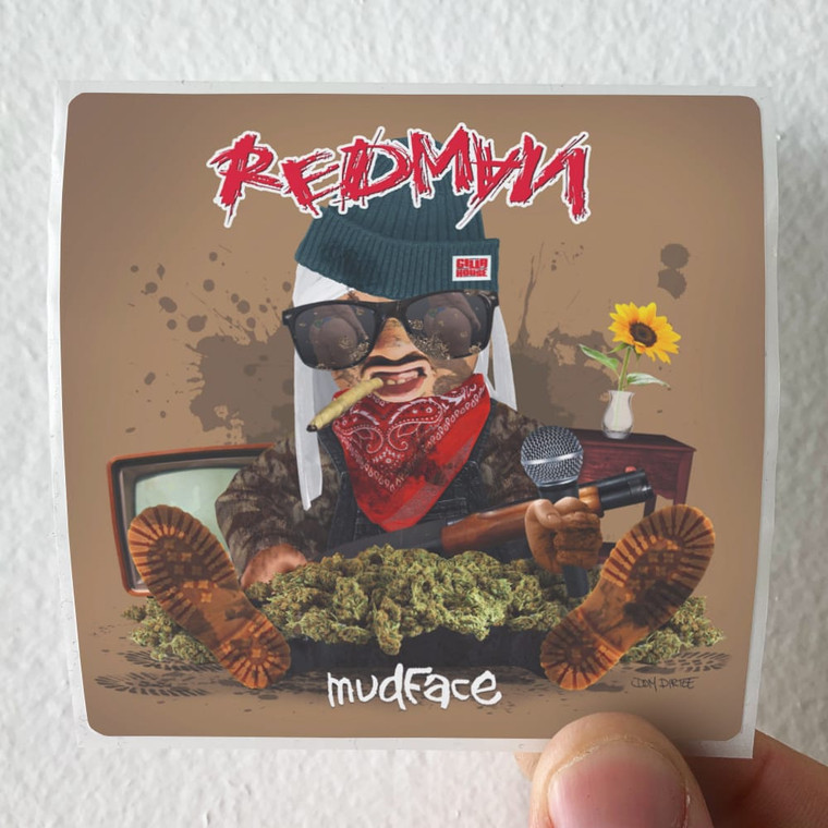 Redman Mudface Album Cover Sticker