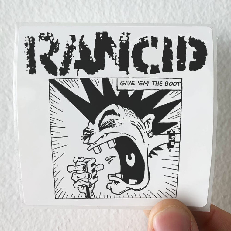 Rancid Give Em The Boot Album Cover Sticker