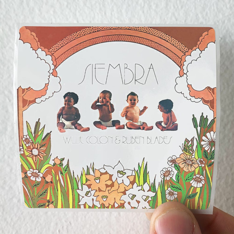 Ruben Blades Siembra Album Cover Sticker