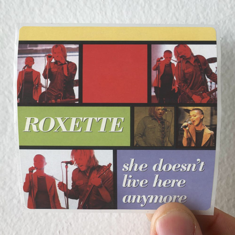 Roxette She Doesnt Live Here Anymore Album Cover Sticker