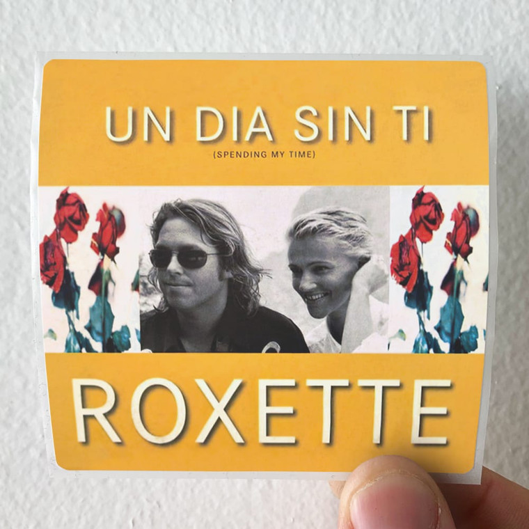 Roxette Spending My Time Album Cover Sticker