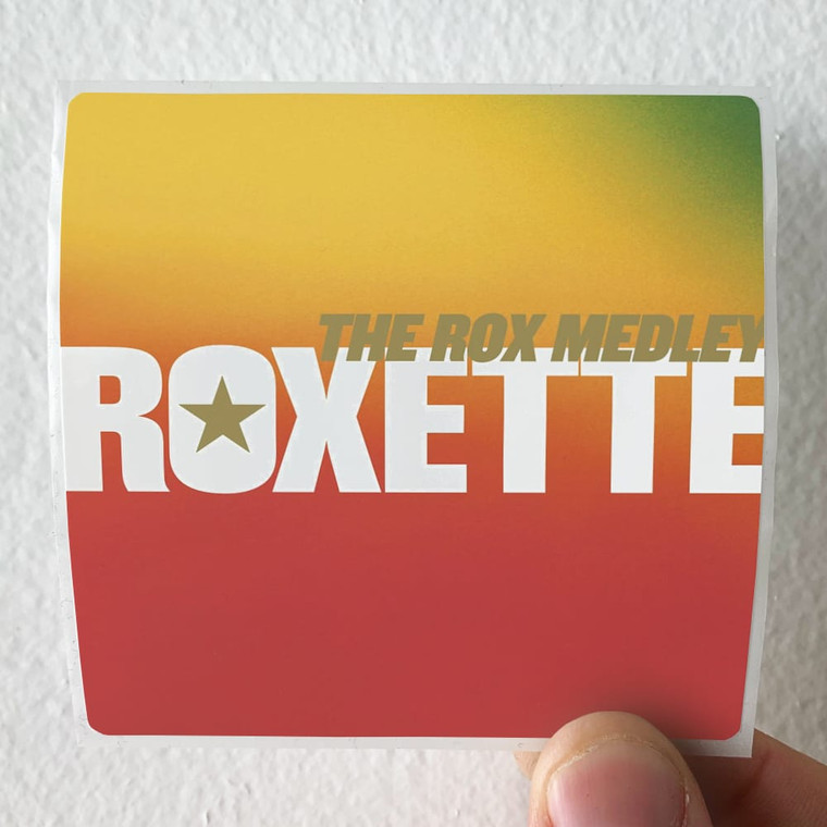 Roxette The Rox Medley Album Cover Sticker