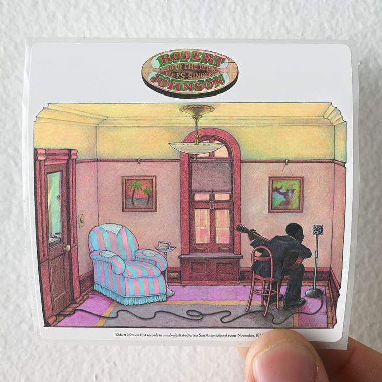 Robert Johnson King Of The Delta Blues Singers Vol Ii Album Cover Sticker