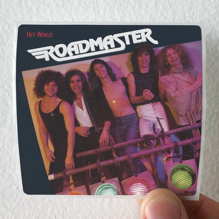 Roadmaster Hey World Album Cover Sticker
