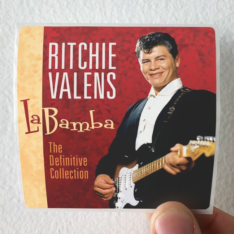 Ritchie Valens La Bamba The Definitive Collection Album Cover Sticker