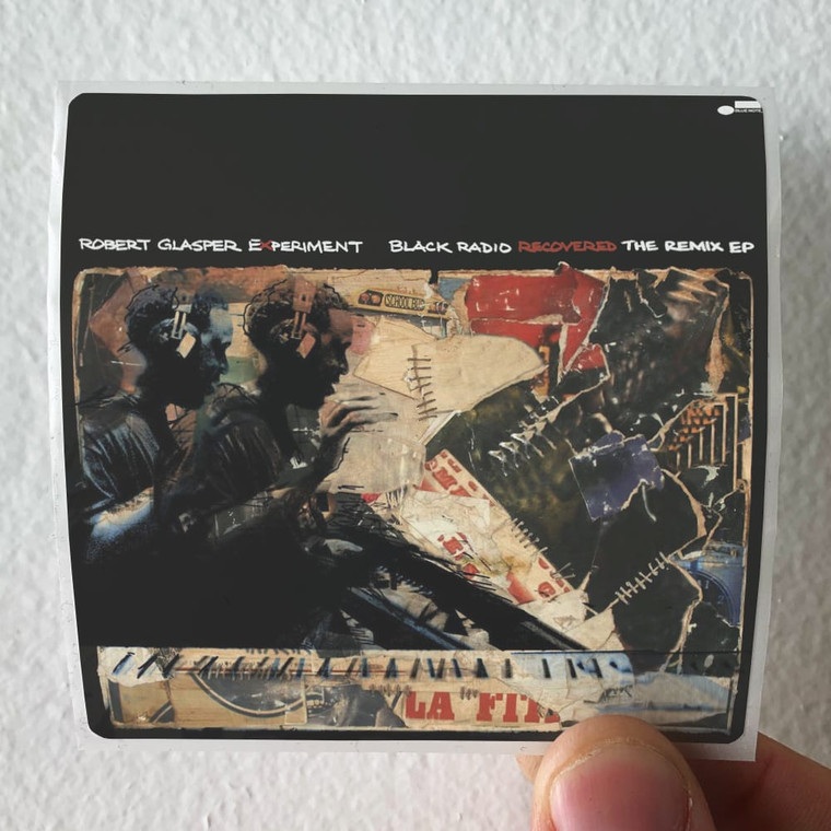 Robert Glasper Experiment Black Radio Recovered The Remix Ep Album Cover Sticker