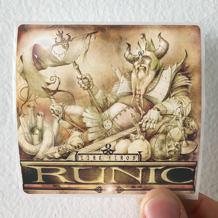 Runic Liar Flags Album Cover Sticker