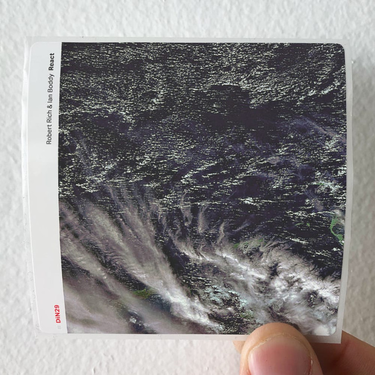 Robert Rich React Album Cover Sticker