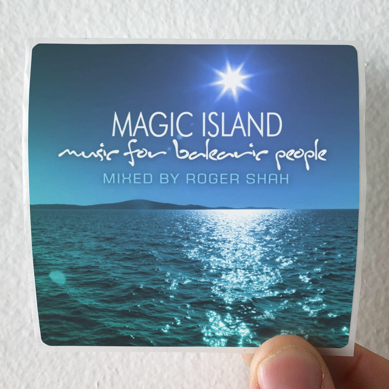Roger Shah Magic Island Music For Balearic People Album Cover Sticker