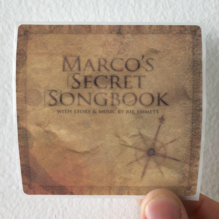 Rik Emmett Marcos Secret Songbook Album Cover Sticker