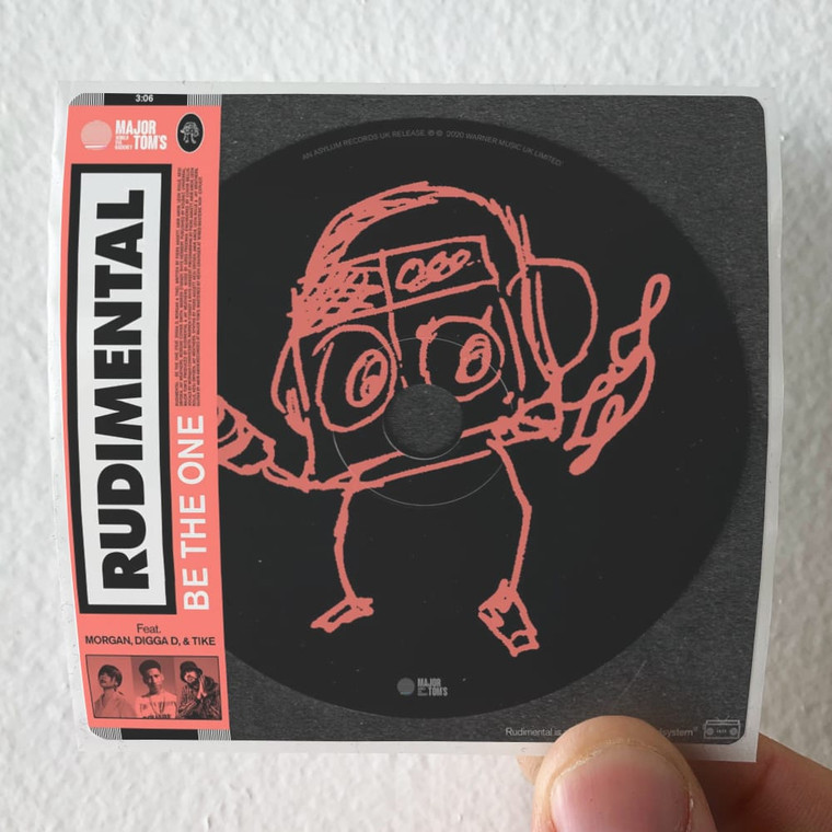 Rudimental Be The One Album Cover Sticker
