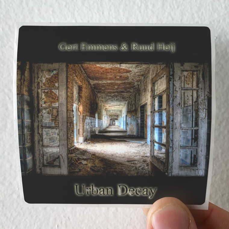 Ruud Heij Urban Decay Album Cover Sticker