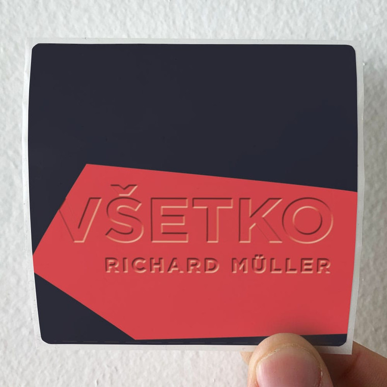 Richard Muller Vetko Album Cover Sticker