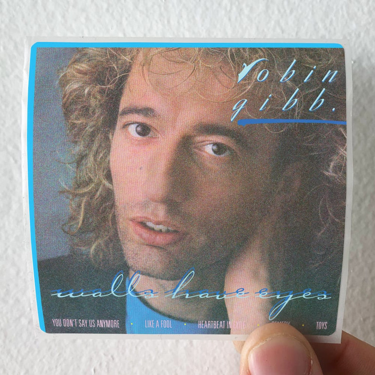 Robin Gibb Walls Have Eyes Album Cover Sticker