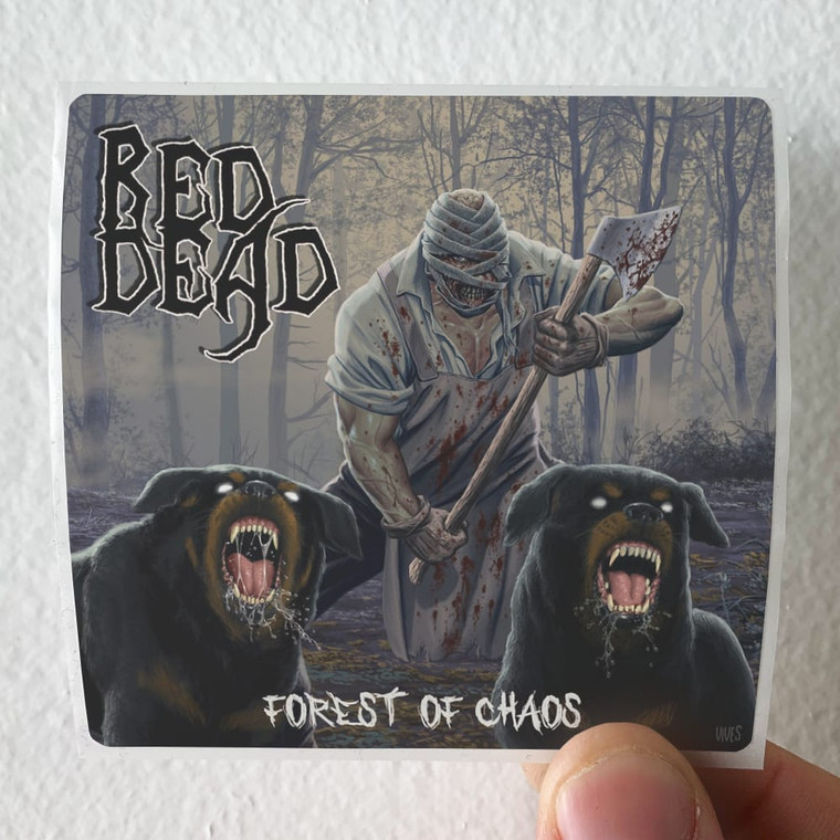 Red Dead Forest Of Chaos Album Cover Sticker