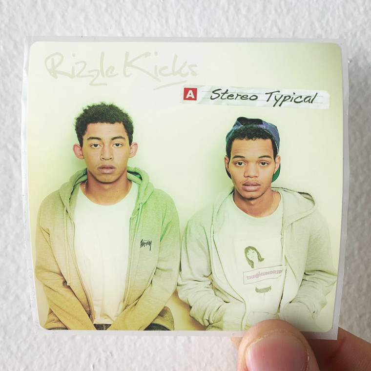 Rizzle Kicks Stereo Typical Album Cover Sticker