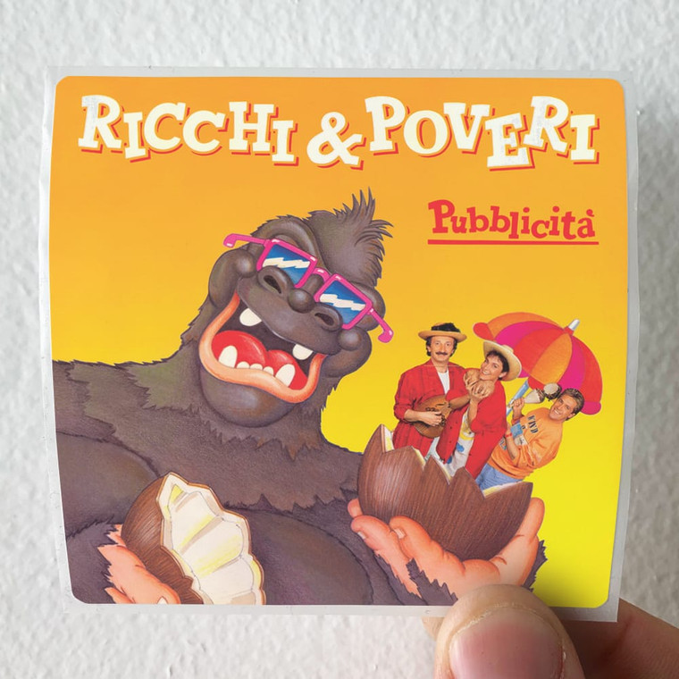 Ricchi e poveri Pubblicit Album Cover Sticker