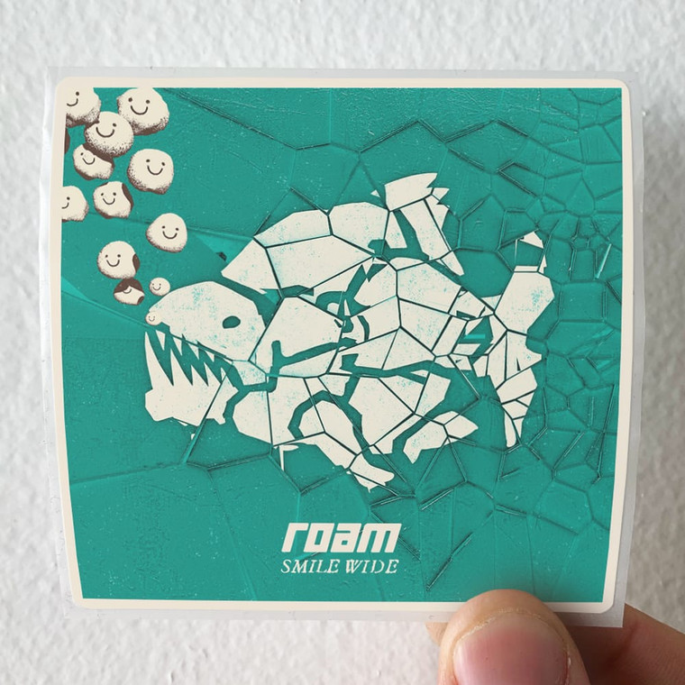 Roam Smile Wide Album Cover Sticker