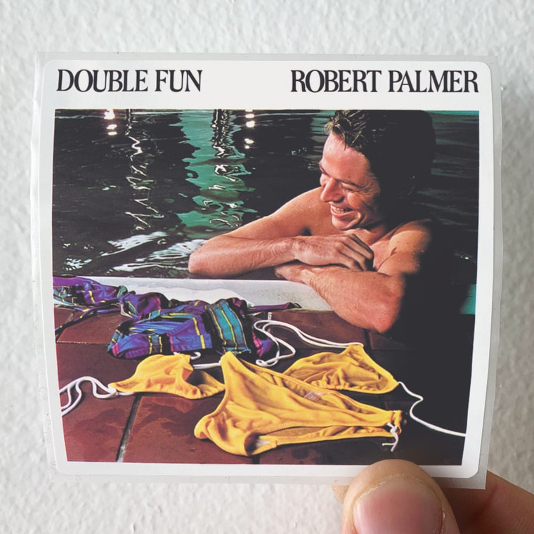 Robert Palmer Double Fun Album Cover Sticker