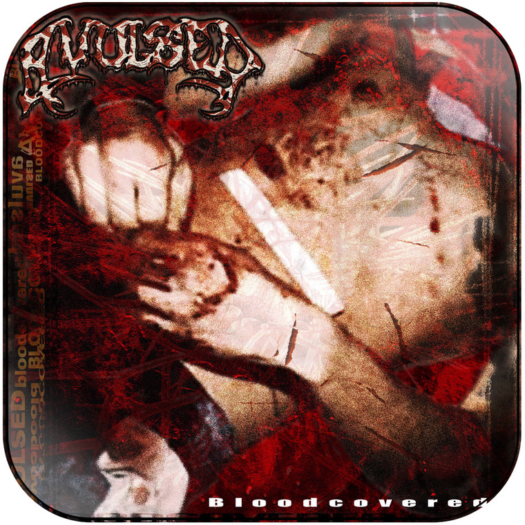 Avulsed Bloodcovered Album Cover Sticker Album Cover Sticker