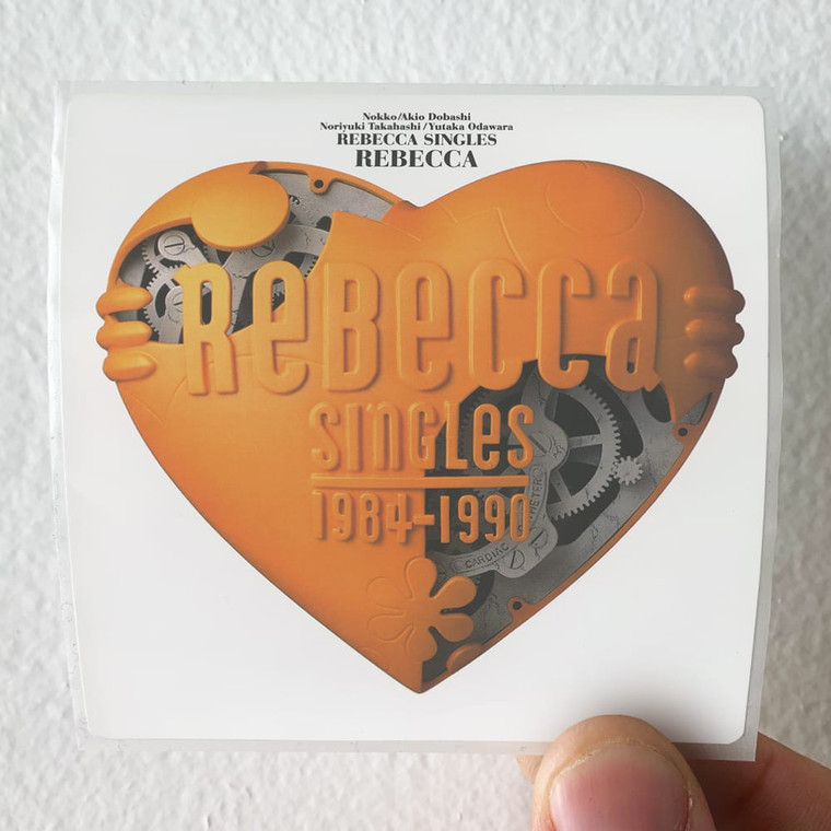 REBECCA Rebecca Singles Album Cover Sticker