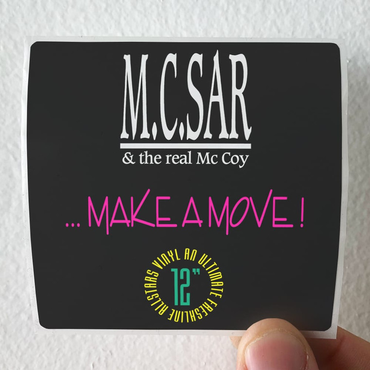 Real McCoy  Make A Move Album Cover Sticker