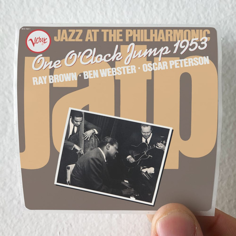 Ray Brown One Oclock Jump 1953 Album Cover Sticker