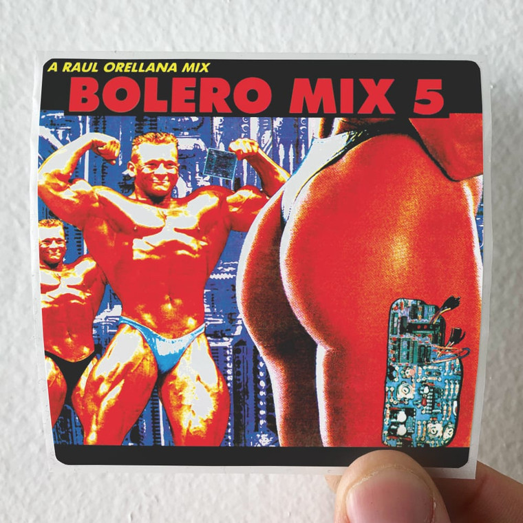 Raul Orellana Bolero Mix 5 Album Cover Sticker