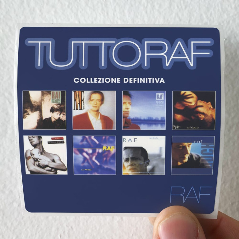 Raf Tuttoraf Album Cover Sticker