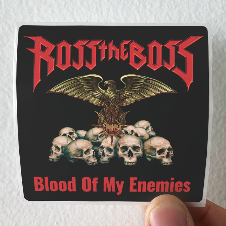 Ross the Boss Blood Of My Enemies Album Cover Sticker