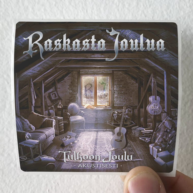 Raskasta Joulua Tulkoon Joulu Akustisesti Album Cover Sticker