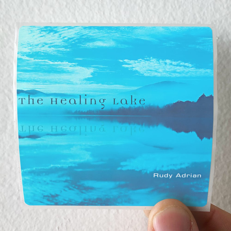 Rudy Adrian The Healing Lake Album Cover Sticker