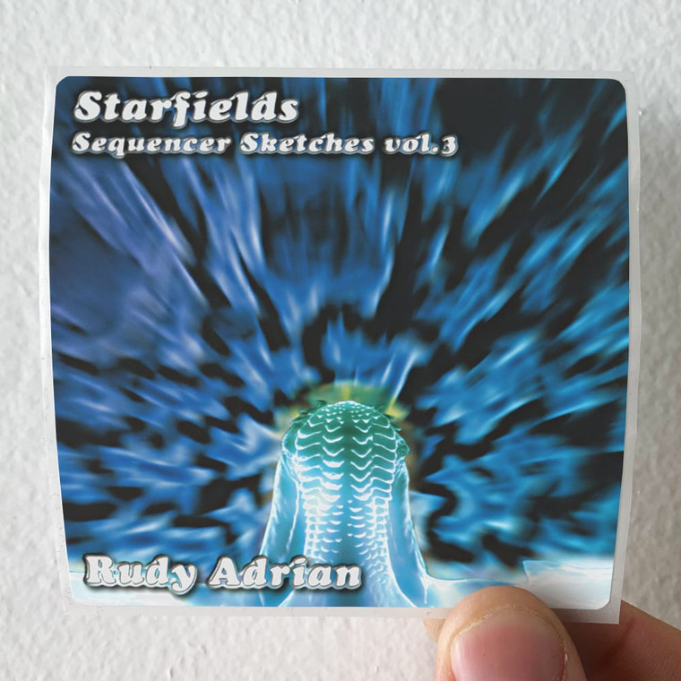Rudy Adrian Starfields Sequencer Sketches Volume 3 Album Cover Sticker