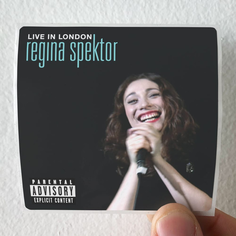 Regina Spektor Live In London Album Cover Sticker