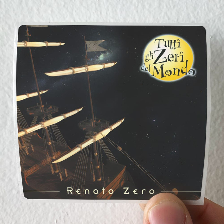 Renato Zero Tutti Gli Zeri Del Mondo Album Cover Sticker Renato Zero Tutti Gli Zeri Del Mondo Album Cover Sticker