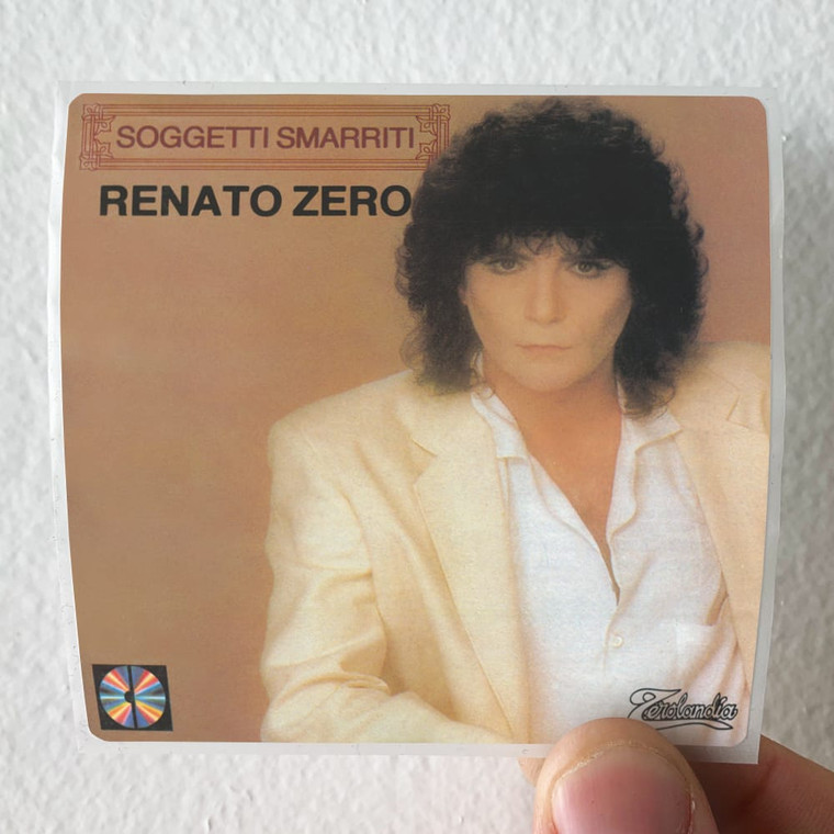 Renato Zero Soggetti Smarriti 1 Album Cover Sticker