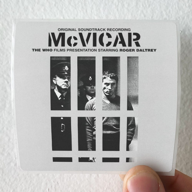 Roger Daltrey Mcvicar Album Cover Sticker