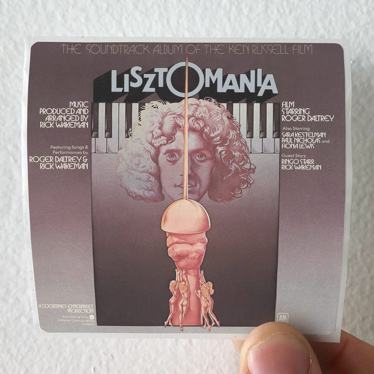 Rick Wakeman Lisztomania Album Cover Sticker