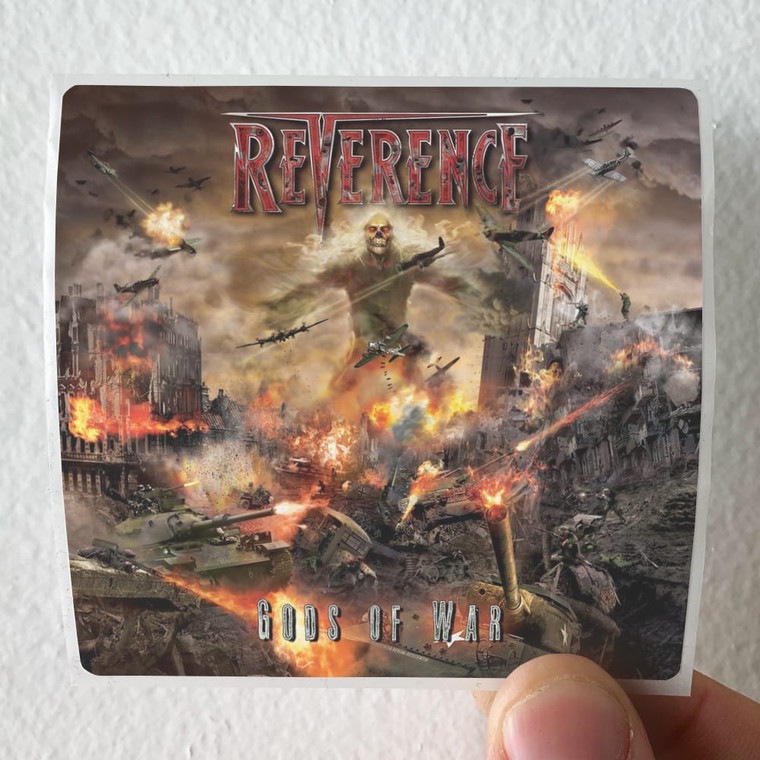Reverence Gods Of War Album Cover Sticker