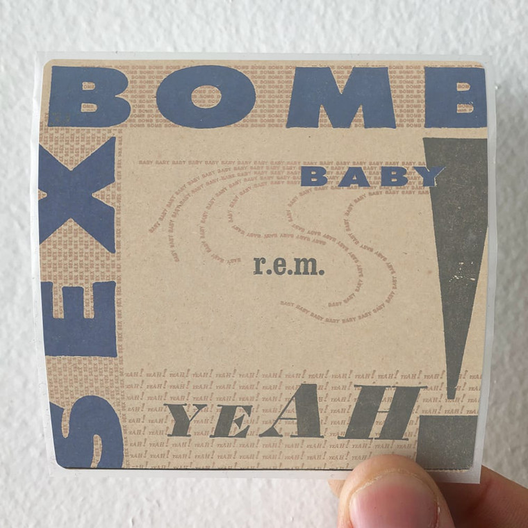 REM 1994 Fanclub Single Album Cover Sticker