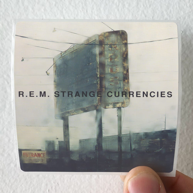 REM Strange Currencies 2 Album Cover Sticker