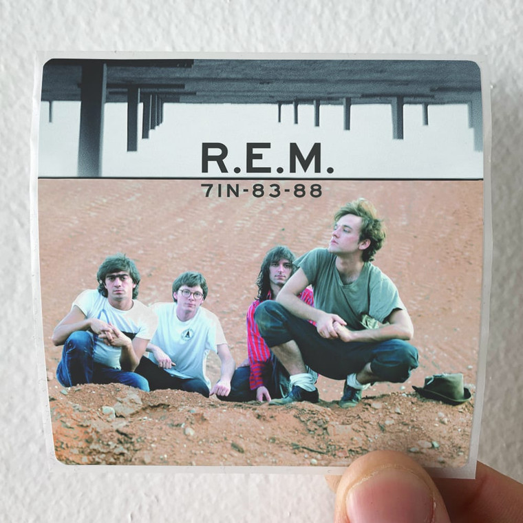 REM 7In 83 88 Album Cover Sticker