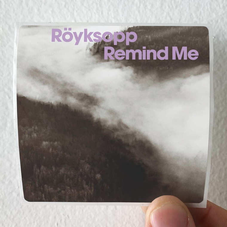 Royksopp Remind Me 1 Album Cover Sticker