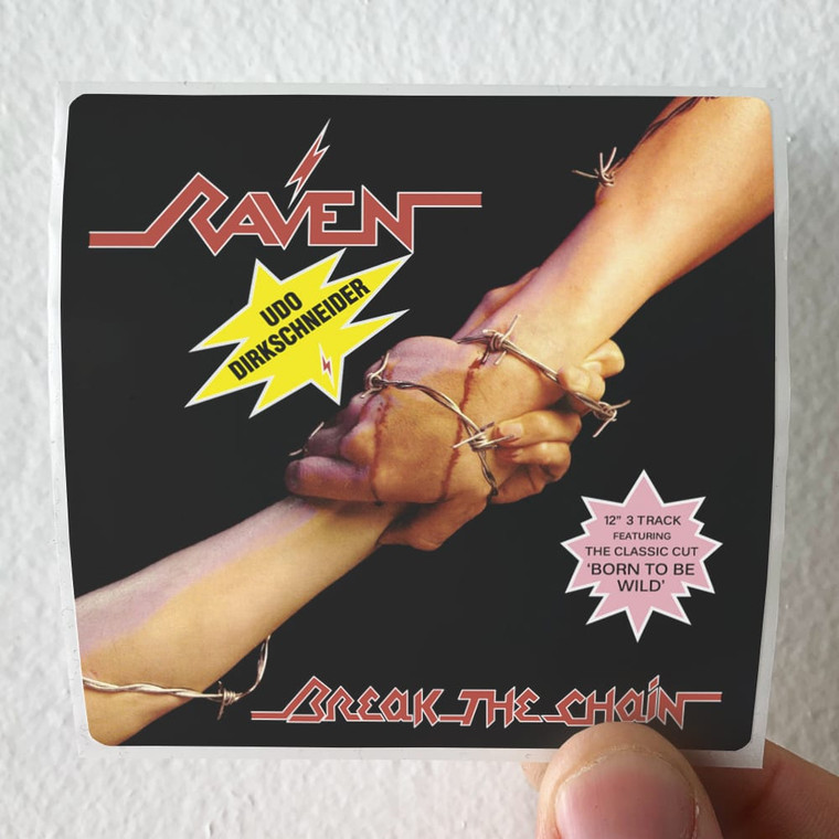 Raven Break The Chain 1 Album Cover Sticker