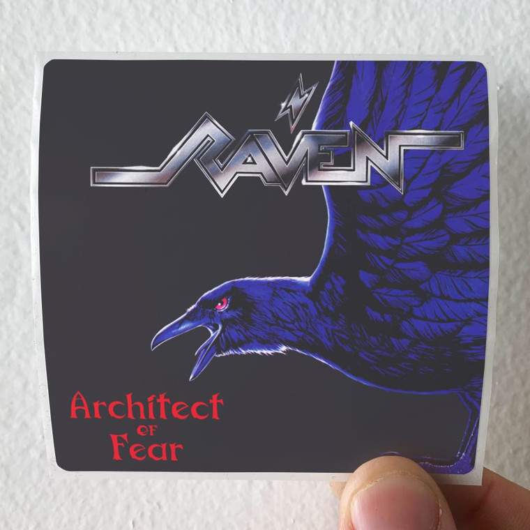 Raven Architect Of Fear Album Cover Sticker