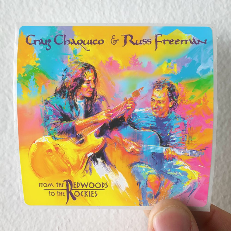 Russ Freeman From The Redwoods To The Rockies Album Cover Sticker