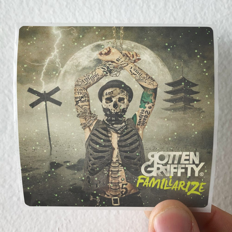 ROTTENGRAFFTY Familiarize Album Cover Sticker